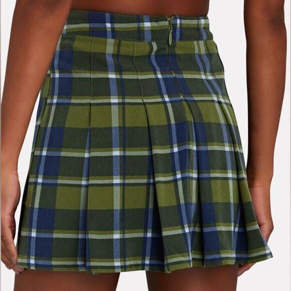 WEWOREWHAT NWT Plaid Twill Tennis Mini Skirt Size 2 128.00 - Picture 4 of 8